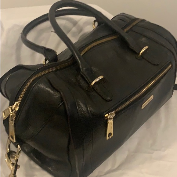 COPY - Rebecca Minkoff Black Leather Bag & Gold H… - Picture 4 of 13
